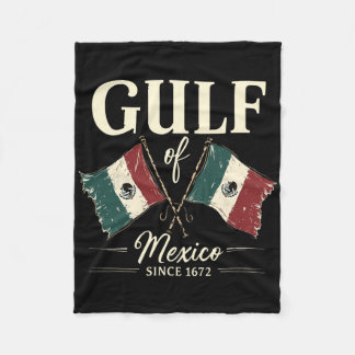 Couverture Polaire Golfe Du Mexique Depuis 1672 T-shirt Vintage Retro