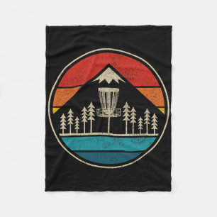 Couverture Polaire Golfeur de disque rétro Rolf Vintage Disc Golf