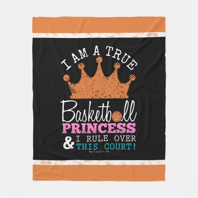 Couverture Polaire Golly filles : Princesse Rule This Court de (Devant)