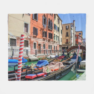 Couverture Polaire gondole traditionnelle à Venise