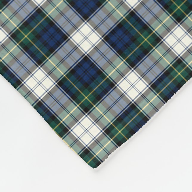 Couverture Polaire Gordon Clan Bleu et blanc robe officielle Tartan (Coin)