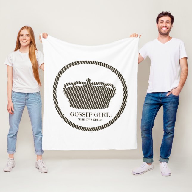 Couverture Polaire Gossip Girl TV Series Crown Icon (En situation)