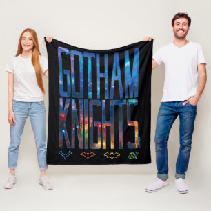 Couverture Polaire Gotham Knights City Letters