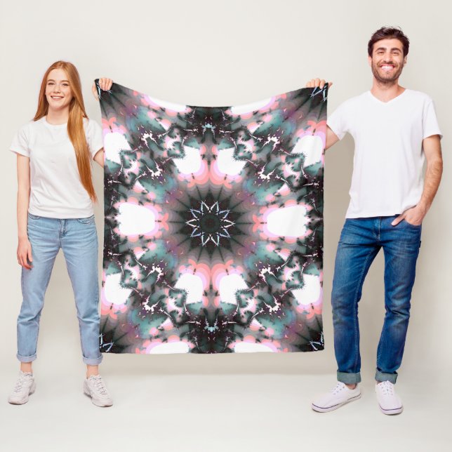 Couverture Polaire Gothique Frozen Winter Spider Web (En situation)