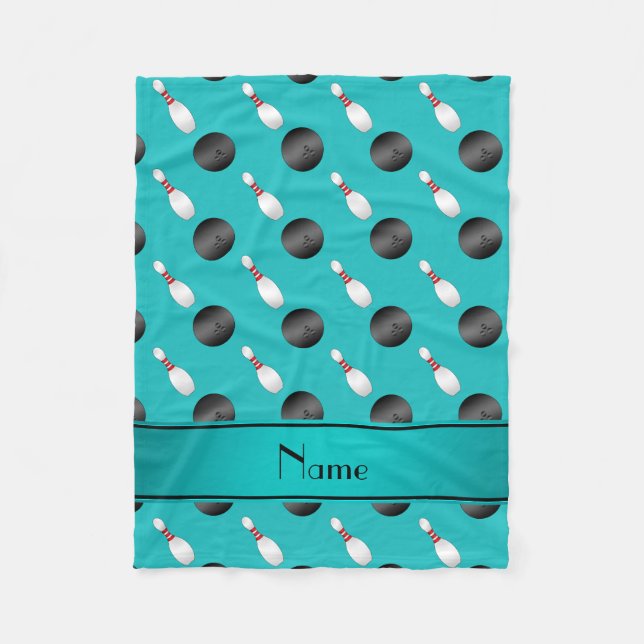 Couverture Polaire Goupilles nommées personnalisées de boules de (Devant)