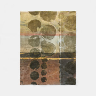 Couverture Polaire Gouttelettes vertes circulaires