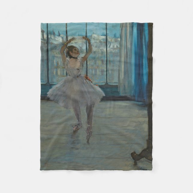 Couverture Polaire Graceful Ballerina at the Window Fleece Blanket (Devant)