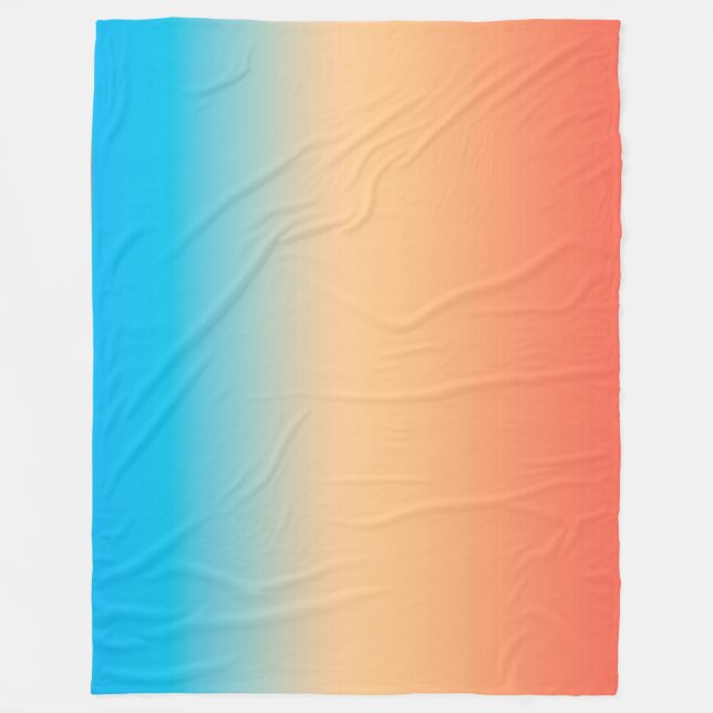 Couverture Polaire Gradient ombre (Devant)