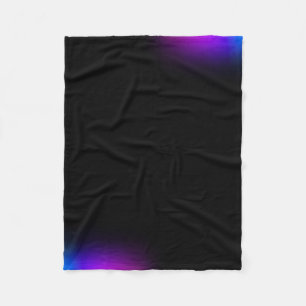 Couverture Polaire Gradient violet noir