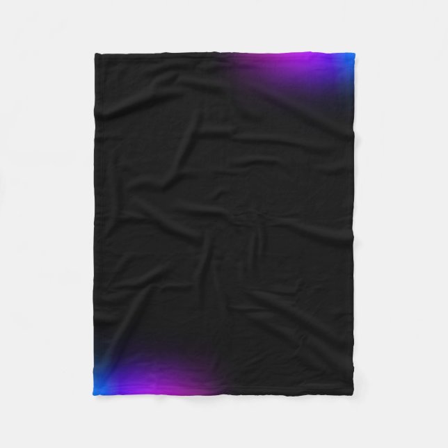 Couverture Polaire Gradient violet noir (Devant)