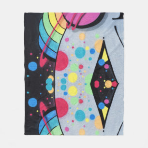 Couverture Polaire graffiti