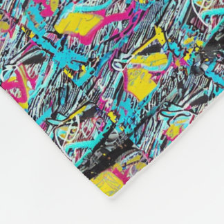 Couverture Polaire Graffiti de rue