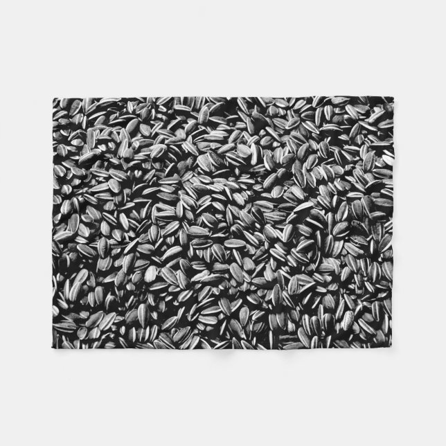 Couverture Polaire Graines de tournesol (Devant (Horizontal))