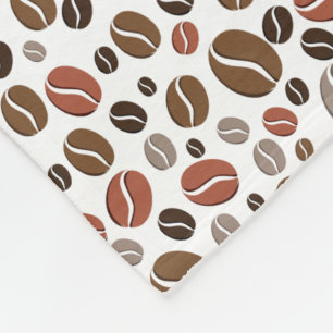 Couverture Polaire Grains de café
