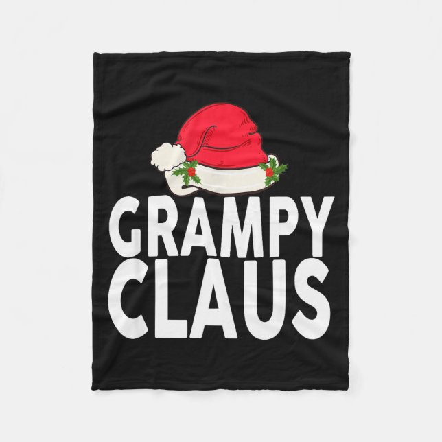 Couverture Polaire Grampy Claus Christmas Family Group Matching Pajam (Devant)