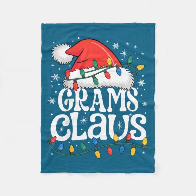 Couverture Polaire Grams Claus Funny Xmas Christmas Grandma Holiday S (Devant)