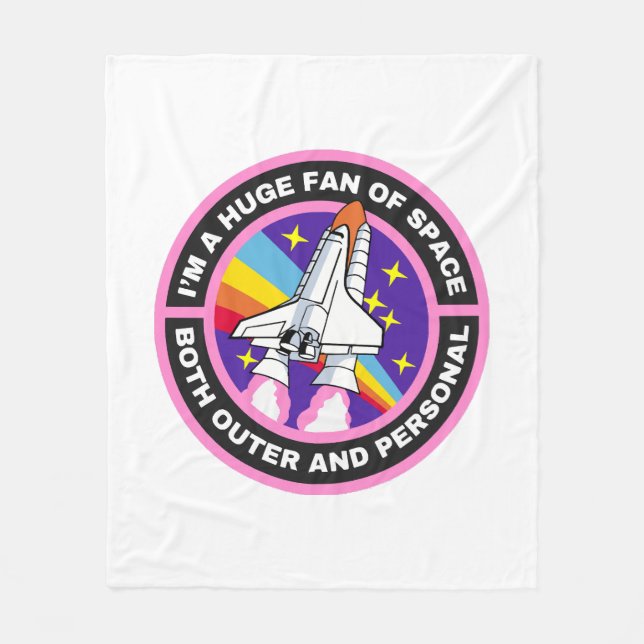 Couverture Polaire grand fan de l'espace (Devant)