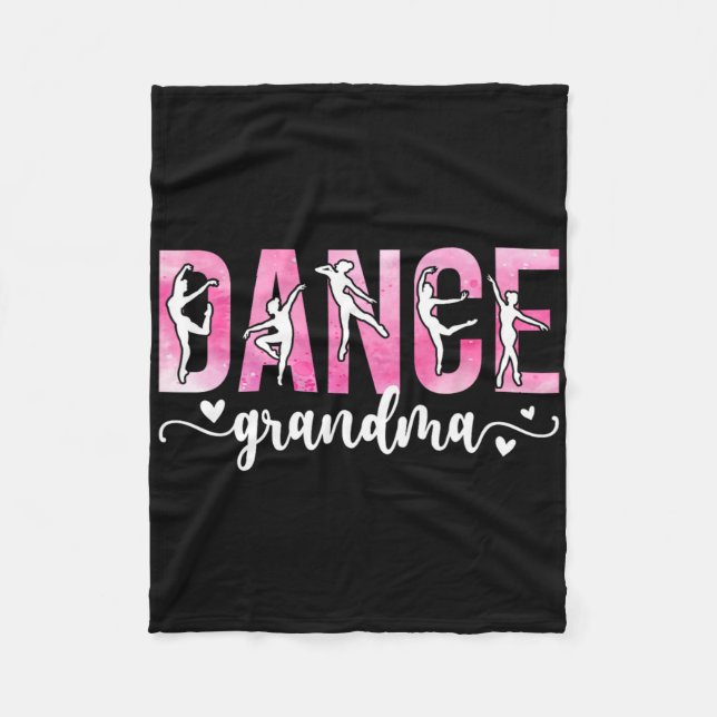 Couverture Polaire Grand-Mère De Danse D'Une Danse Grand-Mère Gran De (Devant)