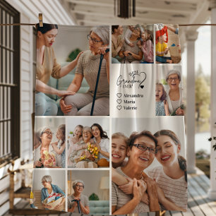 Couverture Polaire Grand-mère la plus incroyable 9 Photo Personnalisé