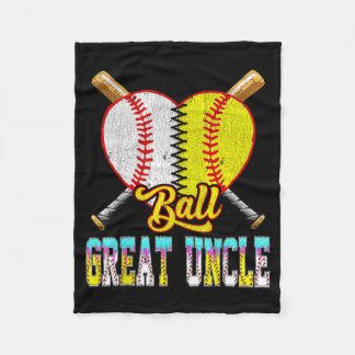 Couverture Polaire Grand-oncle des deux demi-baseball softball glace