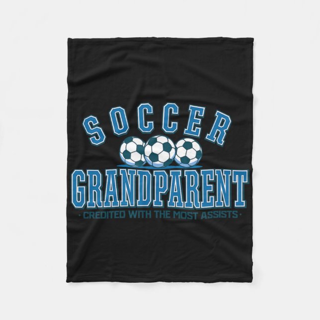 Couverture Polaire Grand-parent de foot-ball crédité du plus d'ists  (Devant)