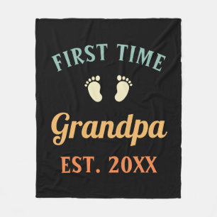 Couverture Polaire Grand-père Abuelo Nonno Gramps Première fois Grand