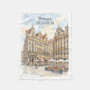 Couverture Polaire Grand Place historique de Bruxelles