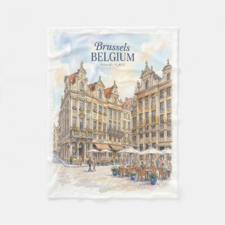 Couverture Polaire Grand Place historique de Bruxelles