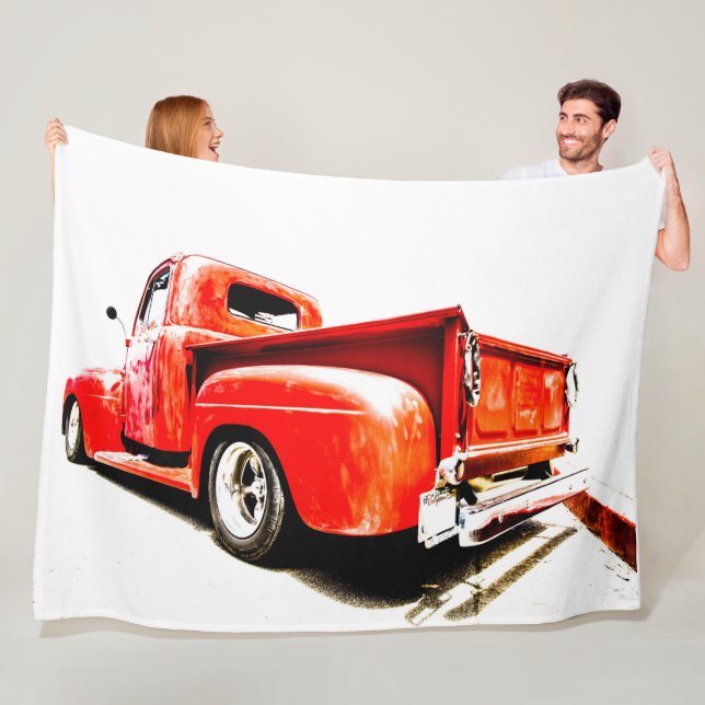 Couverture Polaire Grand plaid de camion en molleton (En situation)