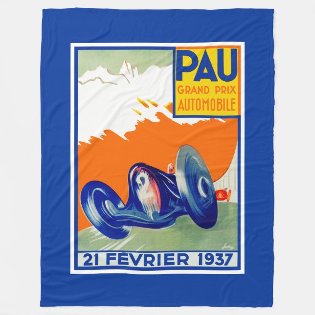 Couverture Polaire Grand Prix automobile de Pau 1937 (Devant)