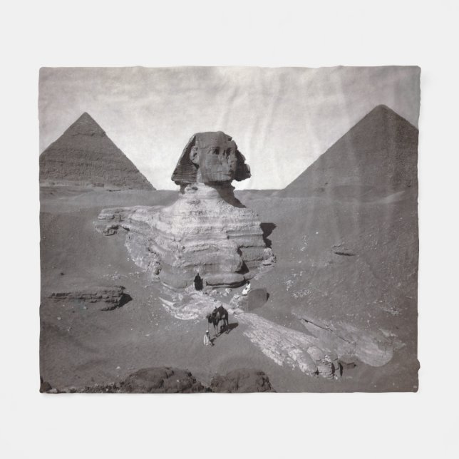 Couverture Polaire Grand Sphinx & Nécropole des Pyramides de Gizeh Ég (Devant (Horizontal))
