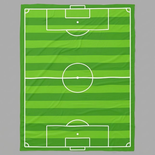 Couverture Polaire Grand terrain de football / terrain de football (Large soccer field blanket for soccer players and fans.)