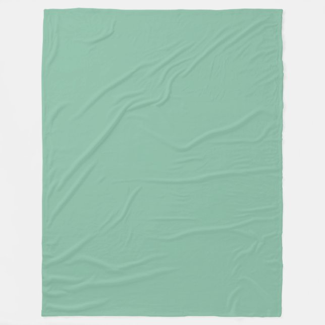 Couverture Polaire Grand vert de mer (Devant)