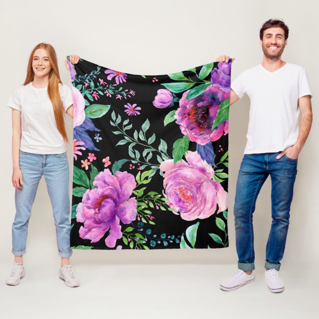 Couverture Polaire Grande Pivoine  (En situation)