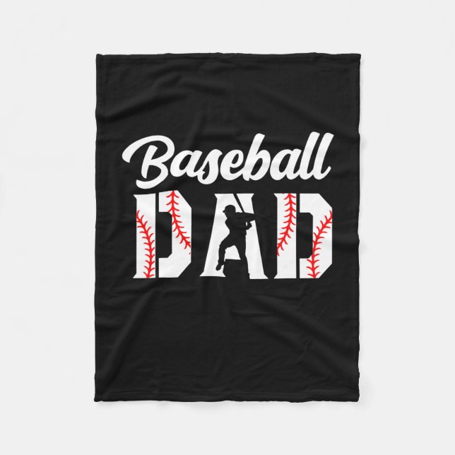 Couverture Polaire Grandfather Quotes | Baseball Dad (Devant)