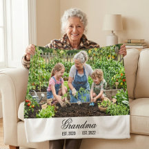 Grandma Established Personalized Photo Gift