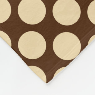 Couverture Polaire Grands points rétro - brun brun brun brun brun bru