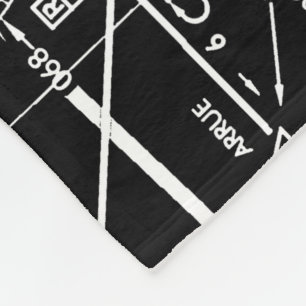 Couverture Polaire Graphique aéronautique