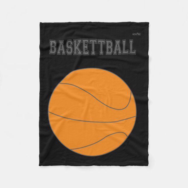 Couverture Polaire Graphique de basket-ball #1 (Devant)