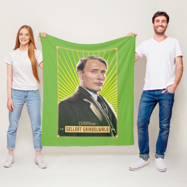 Couverture Polaire Graphique de caractères Gellert Grindelwald (En situation)