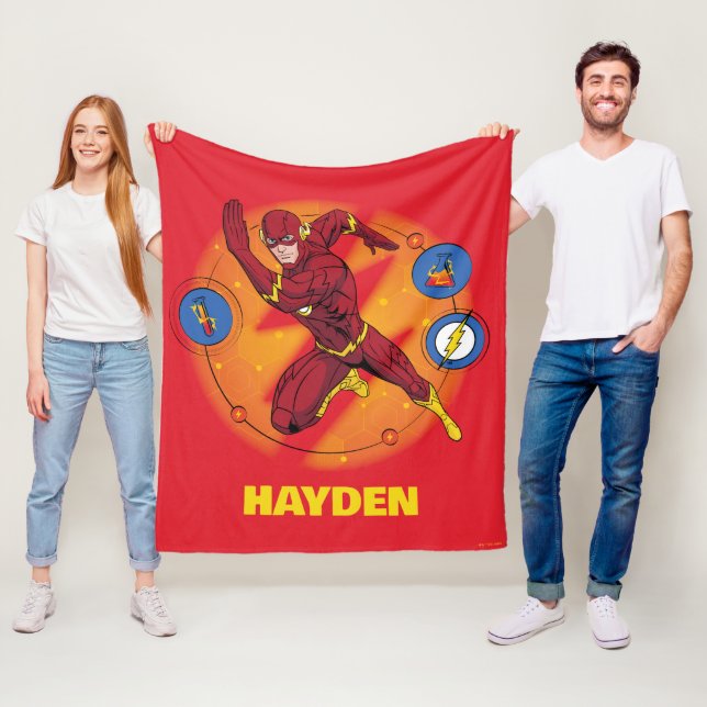 Couverture Polaire Graphique d'exécution du laboratoire Flash de dess (En situation)