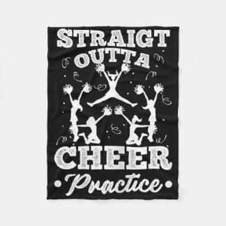 Couverture Polaire Graphique drôle de cheerleading pour femme fille d