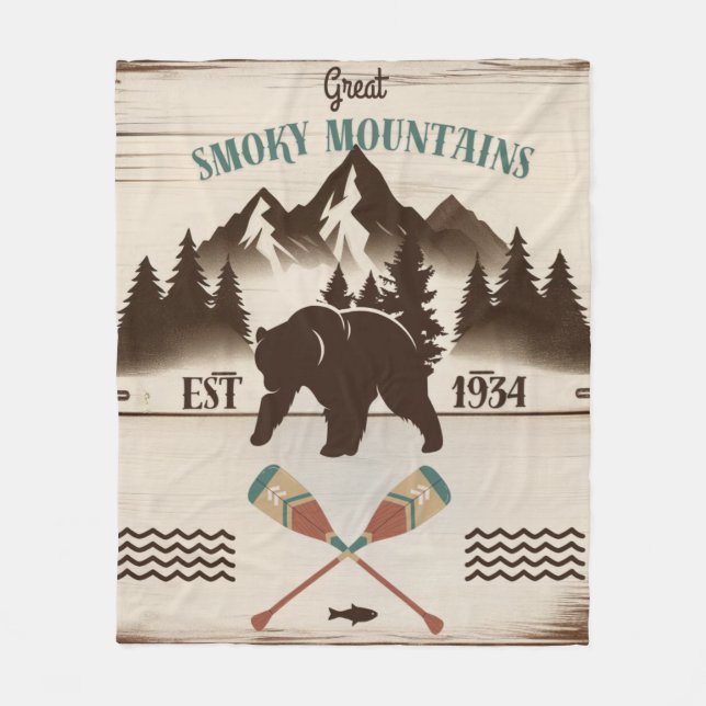 Couverture Polaire Great Smoky Mountains, TN ours (Devant)