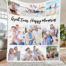 Great Times Happy Memories Photo Collage Keepsake