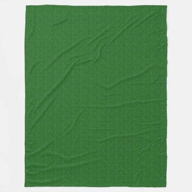 Couverture Polaire Green Paisley (Devant)