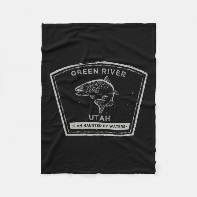 Couverture Polaire Green River Utah Fly Fishing (Devant)
