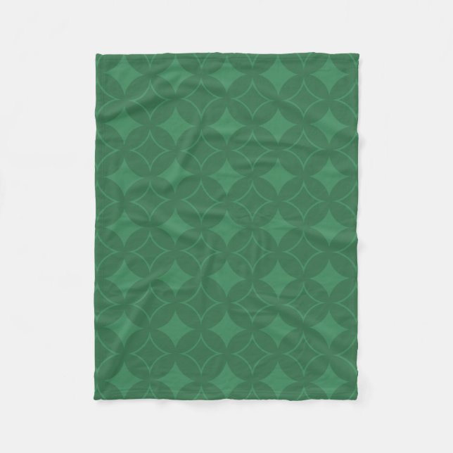 Couverture Polaire Green Shippo motif (Devant)