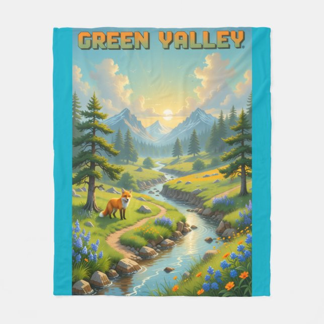 Couverture Polaire Green Valley Fleece Blanket (Devant)