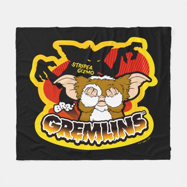 Couverture Polaire Gremlins | Gizmo Stripe (Devant (Horizontal))