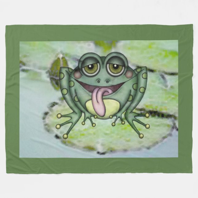 Couverture Polaire Grenouille (Devant (Horizontal))